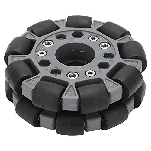 TARSHYRY Mecanum -, Omni -Rad Ersatz 100 Mm Doppel Omni Richtungsrad Smart Robot Car Accessoires DIY Mecanum Robot Kit Roboter Roboter Kit. von TARSHYRY