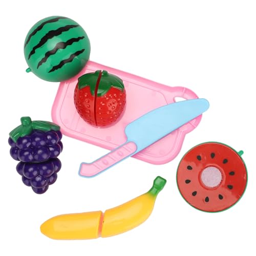 TARSHYRY Obst Schneiden Spielzeug Plastik Küche vor, Simulation Hacking -Set für Kleinkinder Erdbeerversion Küche zu Hacken Spielzeug Obst Schneidspielzeug Küche Spielzeugset von TARSHYRY