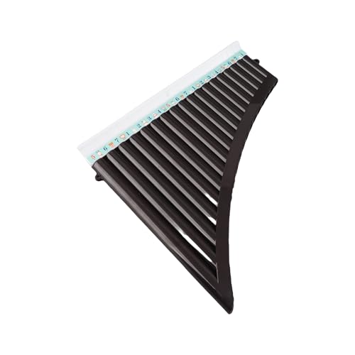 TARSHYRY Pfanne Flöte, Flöte 18 Pfeife Panflute mit Sprachrohrflöteninstrument für Schüler und Anfänger (Black) von TARSHYRY