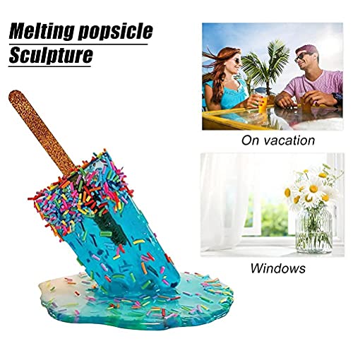 TARSHYRY Schmelzen EIS EIS Am Stiel Ornamente Ice Cream Statue Tisch Dekoration für Frauen Paare Ehemänner Hochzeit (4) von TARSHYRY