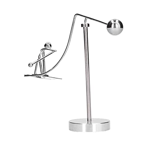 TARSHYRY Schreibtischs Pielzeug, Swing Toy Art Balance Gadgets Perpetual Motion Balance Ball mit 5,5 in Größe Ornament Physik Balancing Art Desktop für Studenten Home Office TARSHYRY Schreibtischs Pielzeug, Swing Toy Art Balance Gadgets Perpetual Motion Balance Ball mit 5,5 in Größe Ornament Physik Balancing Art Desktop für Studenten Home Office von TARSHYRY