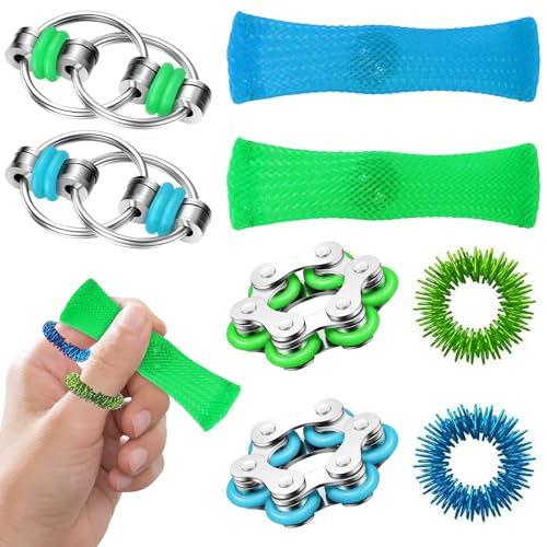 TASAHNI 8 Stück Fidget Toys Anti Stress Spielzeug Sensorik Spielzeug Fidget Toys Erwachsene Fidget Spinners Toy Squeeze Spielzeug Stressabbau Spielzeug für Geeignet Kinder Erwachsene TASAHNI 8 Stück Fidget Toys Anti Stress Spielzeug Sensorik Spielzeug Fidget Toys Erwachsene Fidget Spinners Toy Squeeze Spielzeug Stressabbau Spielzeug für Geeignet Kinder Erwachsene von TASAHNI
