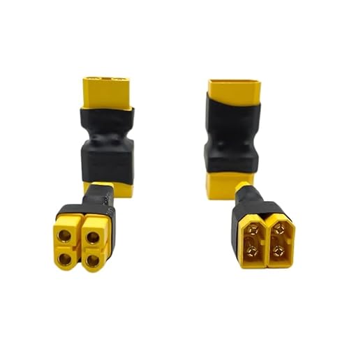 2 Paar XT60 Buchse auf XT90 Stecker, T-Stecker Männlich auf XT60 Buchse Adapter Akku Aufladen Konverter Anschluss Lithium Akku ESC Adapter für RC Auto Drohne Quadcopter Modell 2 Paar XT60 Buchse auf XT90 Stecker, T-Stecker Männlich auf XT60 Buchse Adapter Akku Aufladen Konverter Anschluss Lithium Akku ESC Adapter für RC Auto Drohne Quadcopter Modell von TASSFROO