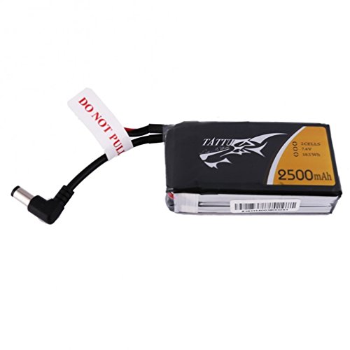 TATTU 2500mAh 2S 7.4V Ersatz-Lipo Akku mit DC3.5mm Stecker für Fatshark Goggles TATTU 2500mAh 2S 7.4V Ersatz-Lipo Akku mit DC3.5mm Stecker für Fatshark Goggles von TATTU