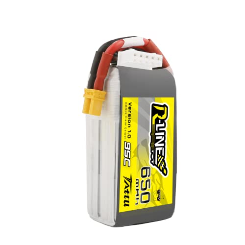 Tattu 4S Lipo Akku 14,8V 650mAh 95C Soft Case R-Line Lipo Akku Pack mit XT30 Anschluss für UAV Drone FPV Racing RC Quadcopter Multirotor von Größe 100 bis 180 Tattu 4S Lipo Akku 14,8V 650mAh 95C Soft Case R-Line Lipo Akku Pack mit XT30 Anschluss für UAV Drone FPV Racing RC Quadcopter Multirotor von Größe 100 bis 180 von TATTU