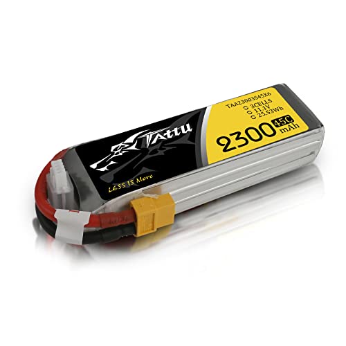 Tattu LiPo 3S Akku 2300mAh 11.1V 45C 3S für FPV Racing Quadcopter Racing Diverse Hubschrauber Flugzeuge Drohnen und Modelle von Booten Tattu LiPo 3S Akku 2300mAh 11.1V 45C 3S für FPV Racing Quadcopter Racing Diverse Hubschrauber Flugzeuge Drohnen und Modelle von Booten von TATTU