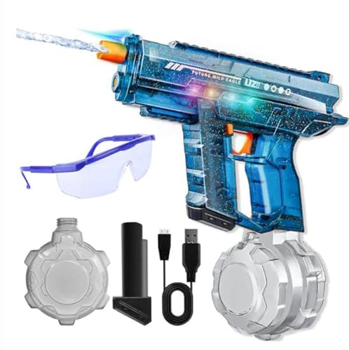 TAVADA Wasserpistole Elektrisch, Wasserpistole Erwachsene,800ml Water Gun Wasserpistole mit hoher Kapazität und kraftvollem Schuss,automatische und manuelle Modi, Sommerspaß im Freien TAVADA Wasserpistole Elektrisch, Wasserpistole Erwachsene,800ml Water Gun Wasserpistole mit hoher Kapazität und kraftvollem Schuss,automatische und manuelle Modi, Sommerspaß im Freien von TAVADA
