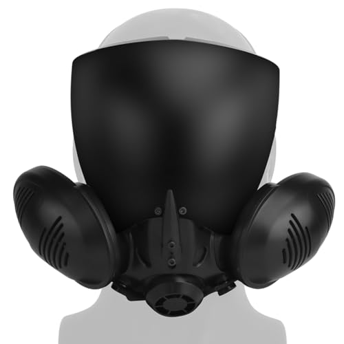 TAnyaZ Cyberpunk Maske für Halloween Cosplay, abnehmbare Vollgesichtsmaske Punk Maske, bequeme verstellbare Cosplay Maske von TAnyaZ