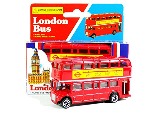 London Rot Bus (klein) – Doppeldecker Rot Busmodell aus Diecast Metall und Kunststoffteile von TB