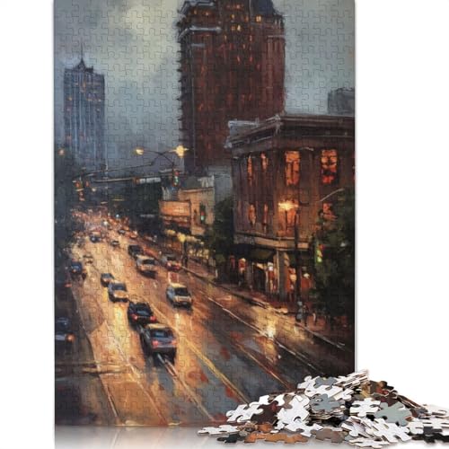 1000 Teile Atlanta Charm USA für Erwachsene, schwierige Puzzles, Holzpuzzles für Teenager, Geschenke, Heimdekoration, Puzzlespielzeug, 1000 Stück (75 x 50 cm) von TBDUEPS