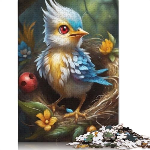 1000 Teile Tierkunst Vogel für Erwachsene Schwierige Puzzles für Erwachsene Familienspaß Puzzles 1000 Teile (75 x 50 cm) von TBDUEPS