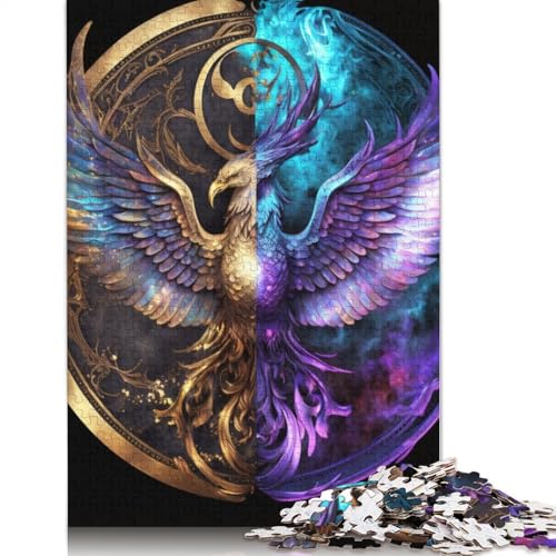 1000 Teile Yin-Yang-Kunst für Erwachsene, schwieriges Puzzle, Holzpuzzle für Erwachsene, 1000 Teile (75 x 50 cm) von TBDUEPS