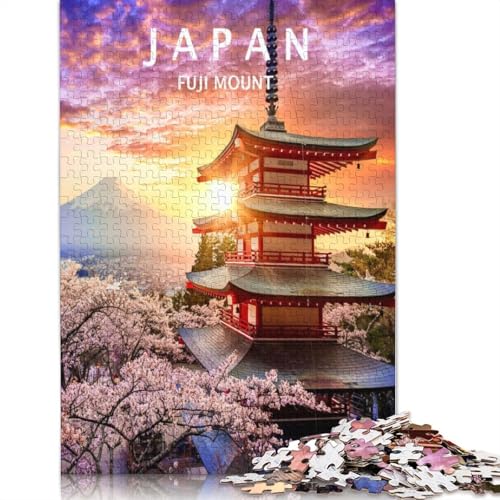 1000-teiliges Fuji-Mount-Fotografie-Puzzle für Erwachsene, Puzzle für Erwachsene und Jugendliche, Lernspiel, 1000 Teile (75 x 50 cm) von TBDUEPS