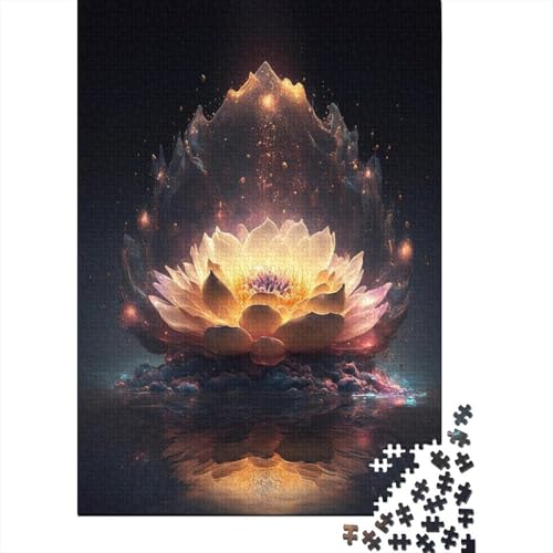 1000-teiliges Galaxy Fantasy Lotus-Puzzle für Erwachsene, Puzzles, Lernspielzeug, 1000 Stück (38 x 26 cm) von TBDUEPS
