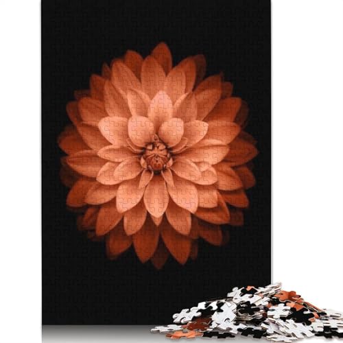 1000-teiliges Holzpuzzle mit Kunstblumen, Holzpuzzle für Erwachsene und Jugendliche ab 12 Jahren, 1000 Teile (75 x 50 cm) von TBDUEPS