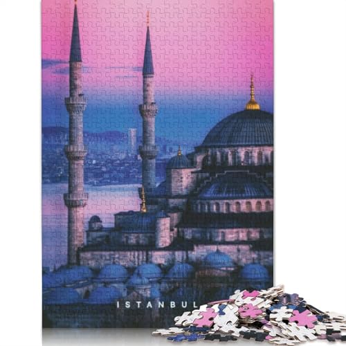 1000-teiliges Istanbul-Puzzle für Erwachsene, Lernspiele für Zuhause, DIY-Spielzeug, 1000 Stück (75 x 50 cm) von TBDUEPS