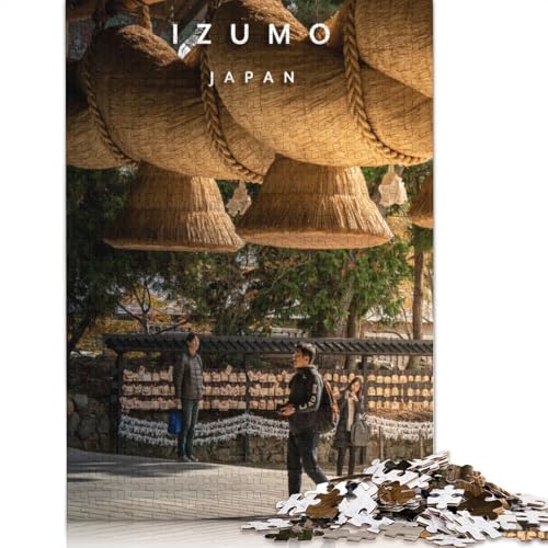 1000-teiliges Izumo Taisha-Puzzle für Erwachsene, Puzzle für Erwachsene und Jugendliche, Lernspiel, 1000 Teile (75 x 50 cm) von TBDUEPS