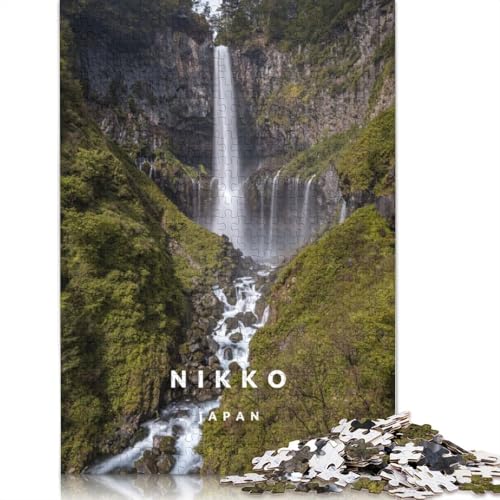 1000-teiliges Kegon Falls-Puzzle für Erwachsene Teenager, Holzpuzzle für Erwachsene, Lernspiel, Herausforderungsspielzeug, 1000 Stück (75 x 50 cm) von TBDUEPS