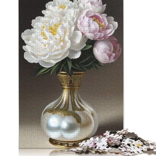 1000-teiliges Kunst-Blumen-Puzzle für Erwachsene, Puzzles, Lernspielzeug, 1000 Stück (75 x 50 cm) von TBDUEPS