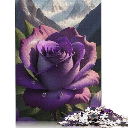 1000-teiliges Kunst-Blumen-Puzzle für Erwachsene und Jugendliche, Lernspielzeug aus Holz, 1000 Teile (75 x 50 cm) von TBDUEPS