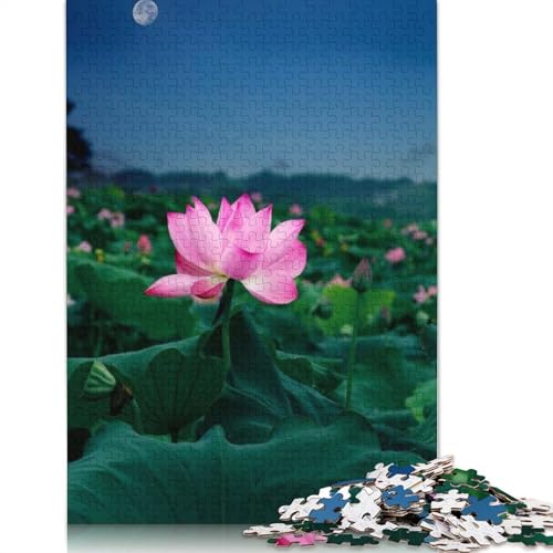 1000-teiliges Kunstblumen-Puzzle für Erwachsene, Puzzle, Lernspiel, Herausforderungsspielzeug, 1000 Stück (75 x 50 cm) von TBDUEPS