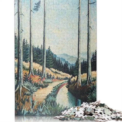 1000-teiliges Ölgemälde-Puzzle für Erwachsene und Teenager, Puzzle für Erwachsene, Lernspiel für Erwachsene, 1000 Teile (75 x 50 cm) von TBDUEPS