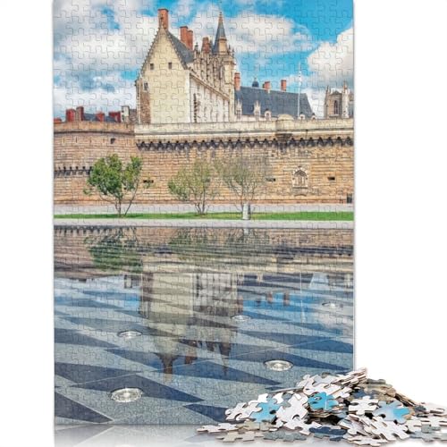 1000-teiliges Puzzle „Denkmal in Nantes“, Poster, für Erwachsene und Jugendliche, Holzpuzzle für Erwachsene, Lernspiel, Herausforderungsspielzeug, 1000 Stück (75 x 50 cm) von TBDUEPS