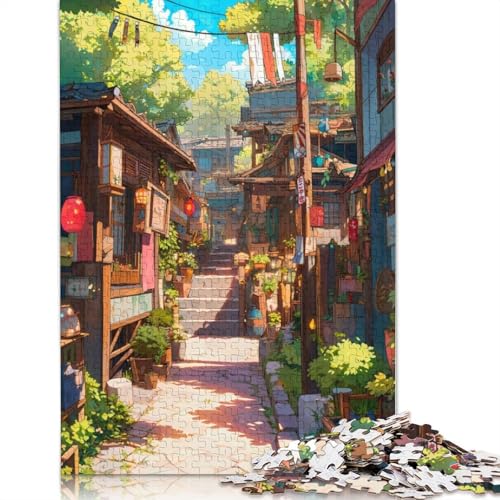 1000-teiliges Puzzle „The Market“ für Erwachsene, Holzpuzzle für Erwachsene und Jugendliche, Lernspielzeug, 1000 Teile (75 x 50 cm) von TBDUEPS
