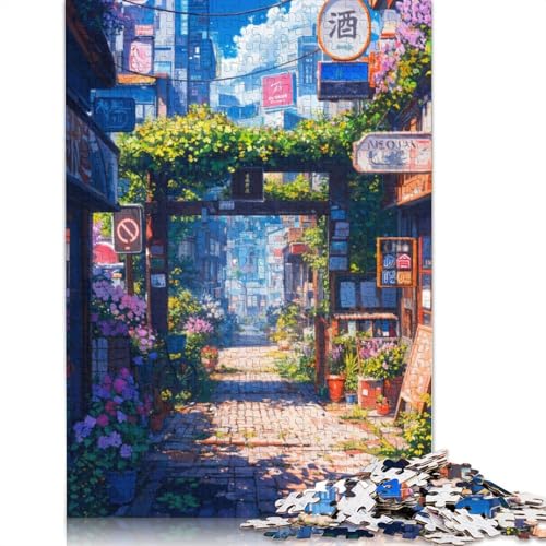 1000-teiliges Puzzle „Urban Torii Gate“ für Erwachsene, Lernspiele für Zuhause, DIY-Spielzeug, 1000 Stück (75 x 50 cm) von TBDUEPS