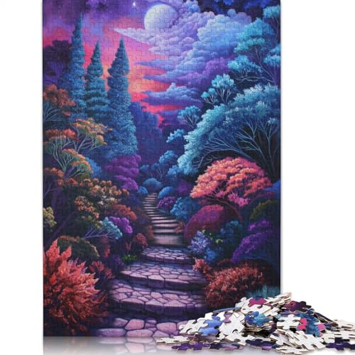 1000-teiliges Puzzle mit Buntem Gemälde, Nachthimmel, für Erwachsene, Puzzles, Lernspielzeug, 1000 Stück (75 x 50 cm) von TBDUEPS