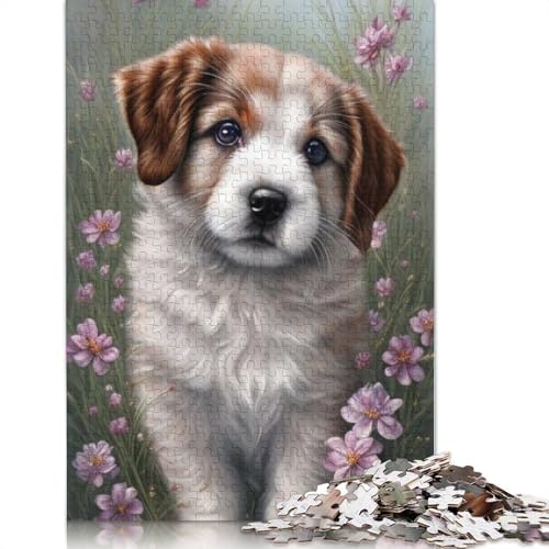 1000-teiliges Puzzle mit Tierkunst und Hunden für Erwachsene, Puzzle, Lernspiel, Herausforderungsspielzeug, 1000 Stück (75 x 50 cm) von TBDUEPS