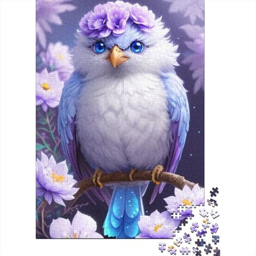 1000-teiliges Puzzle mit Tierkunst und Vögeln, für Erwachsene und Teenager, 1000 Teile (38 x 26 cm) von TBDUEPS