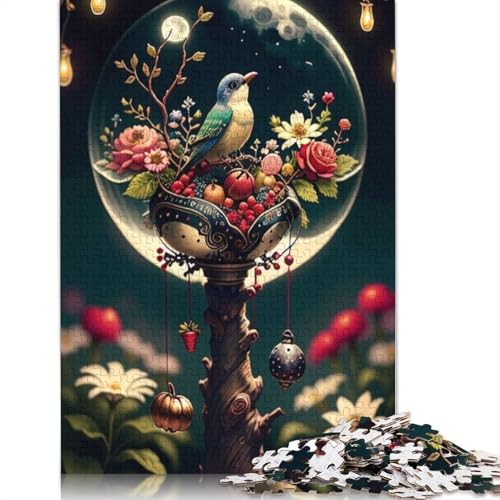 1000-teiliges Puzzle mit Tierkunst und Vögeln, für Erwachsene und Teenager, 1000 Teile (75 x 50 cm) von TBDUEPS