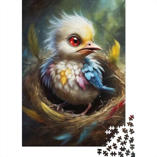 1000-teiliges Puzzle mit Tierkunst und Vögeln für Erwachsene, Puzzle, Puzzle für Erwachsene, Heimdekoration, Puzzle-Spielzeug, 1000 Stück (38 x 26 cm) von TBDUEPS