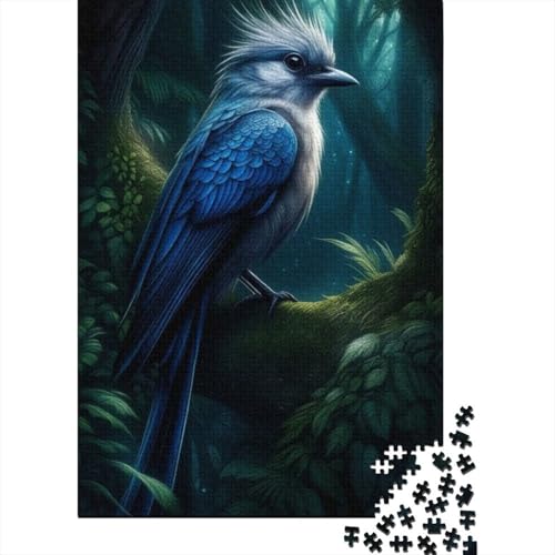 1000-teiliges Puzzle mit Tierkunst und Vögeln für Erwachsene, Puzzle für Erwachsene und Jugendliche ab 12 Jahren, 1000 Teile (38 x 26 cm) < von TBDUEPS