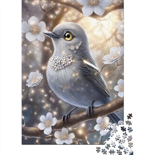 1000-teiliges Puzzle mit Tierkunst und Vögeln für Erwachsene, Puzzle für Erwachsene und Jugendliche ab 12 Jahren, 1000 Teile (38 x 26 cm) von TBDUEPS