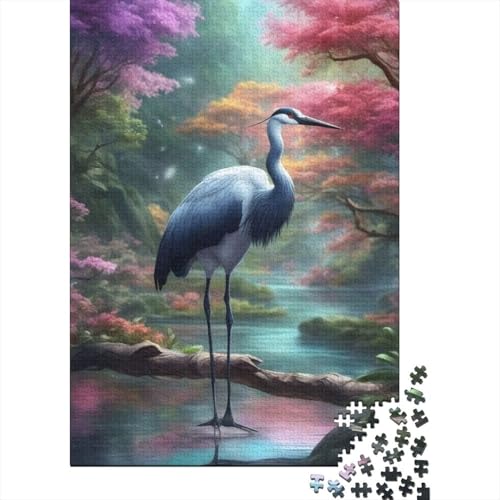 1000-teiliges Puzzle mit Tierkunst und Vögeln für Erwachsene und Jugendliche, Holzpuzzle, Lernspiel, Herausforderung, Spielzeug, Geburtstagsgeschenke, 1000 Stück (38 x 26 cm) von TBDUEPS