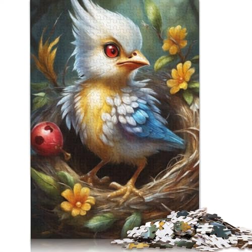 1000-teiliges Puzzle mit Tierkunst und Vögeln für Erwachsene und Jugendliche, Holzpuzzle, Lernspiel, Herausforderung, Spielzeug, Geburtstagsgeschenke, 1000 Stück (75 x 50 cm) von TBDUEPS