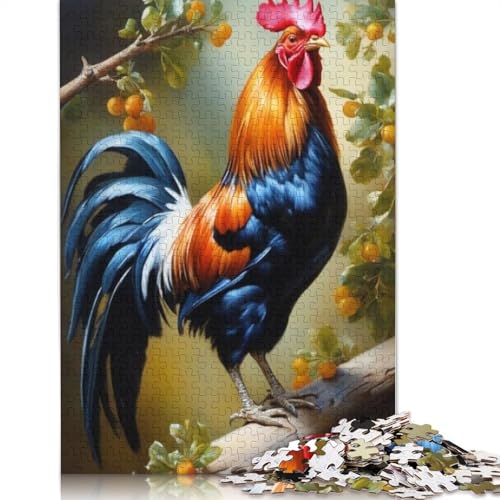 1000-teiliges Puzzle mit Tierkunst und Vögeln für Erwachsene und Jugendliche, Lernspielzeug aus Holz, 1000 Teile (75 x 50 cm) von TBDUEPS