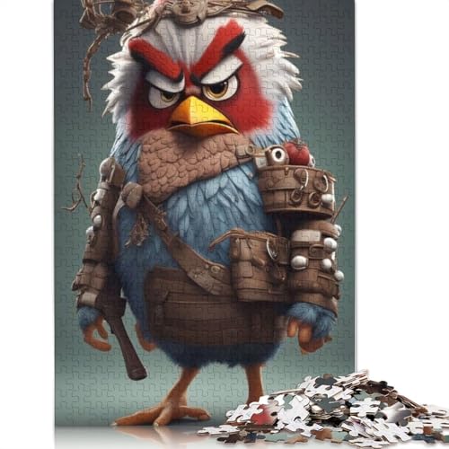 1000-teiliges Puzzle mit Tierkunst und Vögeln für Erwachsene und Teenager, Holzpuzzle, 1000 Teile (75 x 50 cm) von TBDUEPS