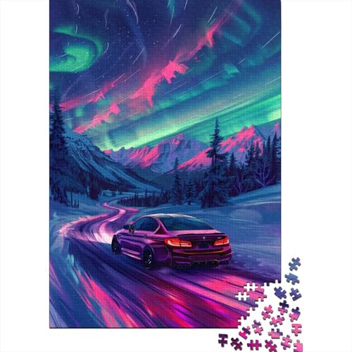1000-teiliges Puzzle mit coolen Sportwagen für Erwachsene, Puzzle, Puzzle für Erwachsene, Heimdekoration, Puzzle-Spielzeug, 1000 Stück (38 x 26 cm) von TBDUEPS