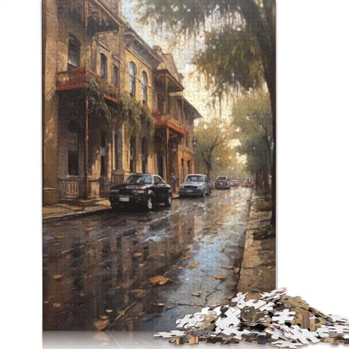 1000-teiliges Savannah Art USA-Puzzle für Erwachsene und Teenager, Puzzle für Erwachsene, Lernspiel für Erwachsene, 1000 Teile (75 x 50 cm) von TBDUEPS