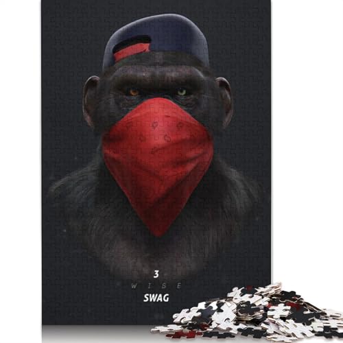 1000-teiliges Swag Iwazaru-Puzzle, Schwierigkeitsgrad, Lernspiele, Spielzeug, 1000 Stück (38 x 26 cm) von TBDUEPS