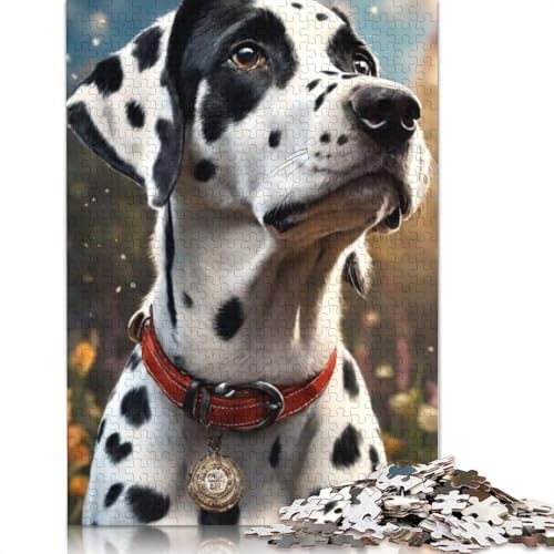 1000-teiliges Tierkunst-Hundepuzzle für Erwachsene, Holzpuzzles, Puzzles für Erwachsene, Lernspiel, Herausforderungsspielzeug, 1000 Stück (75 x 50 cm) von TBDUEPS