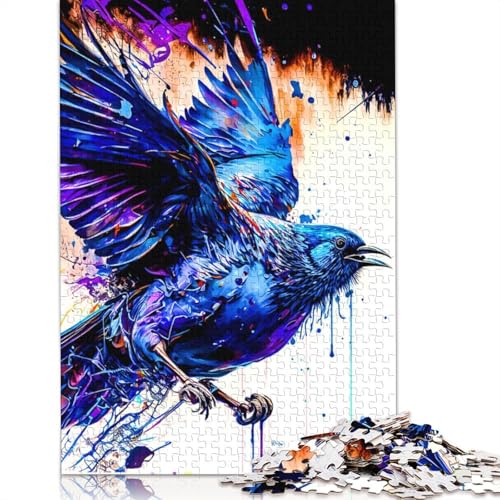 1000-teiliges Vogelpuzzle, Schwierigkeitsgrad für Erwachsene, entspannendes Spiel, Spielzeug, 1000 Stück (75 x 50 cm) von TBDUEPS
