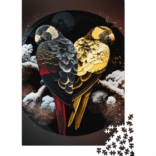 1000-teiliges Yin-Yang-Kunst-Puzzle für Erwachsene, Puzzle für Erwachsene und Jugendliche ab 12 Jahren, 1000 Teile (38 x 26 cm) < von TBDUEPS