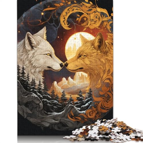 1000-teiliges Yin-Yang-Kunst-Puzzle für Erwachsene, Puzzles, Lernspielzeug, 1000 Stück (75 x 50 cm) von TBDUEPS