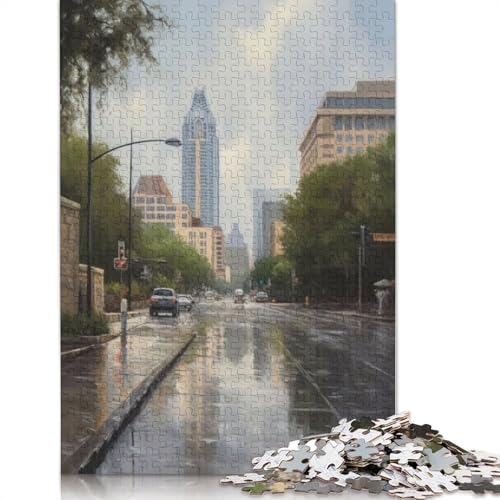1500-teiliges Barton Springs Austin USA-Puzzle für Erwachsene und Teenager, Puzzle für Erwachsene, Lernspiel für Erwachsene, 1500 Teile (85 x 57 cm) von TBDUEPS