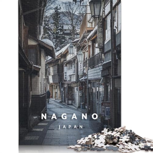 1500-teiliges Nagano-Puzzle für Erwachsene, Puzzle für Erwachsene und Jugendliche, Lernspiel, 1500 Teile (85 x 57 cm) von TBDUEPS
