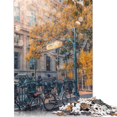 1500-teiliges Poster „Sonnenlicht in Paris“ für Erwachsene, schwierige Puzzles, Puzzles für Erwachsene, Lernspiel, Herausforderungsspielzeug, 1500 Stück (85 x 57 cm) von TBDUEPS